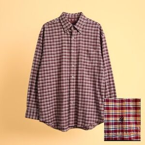 WRANGLER Western Shirt Westerncore Royal Stewart Plaid Mens L